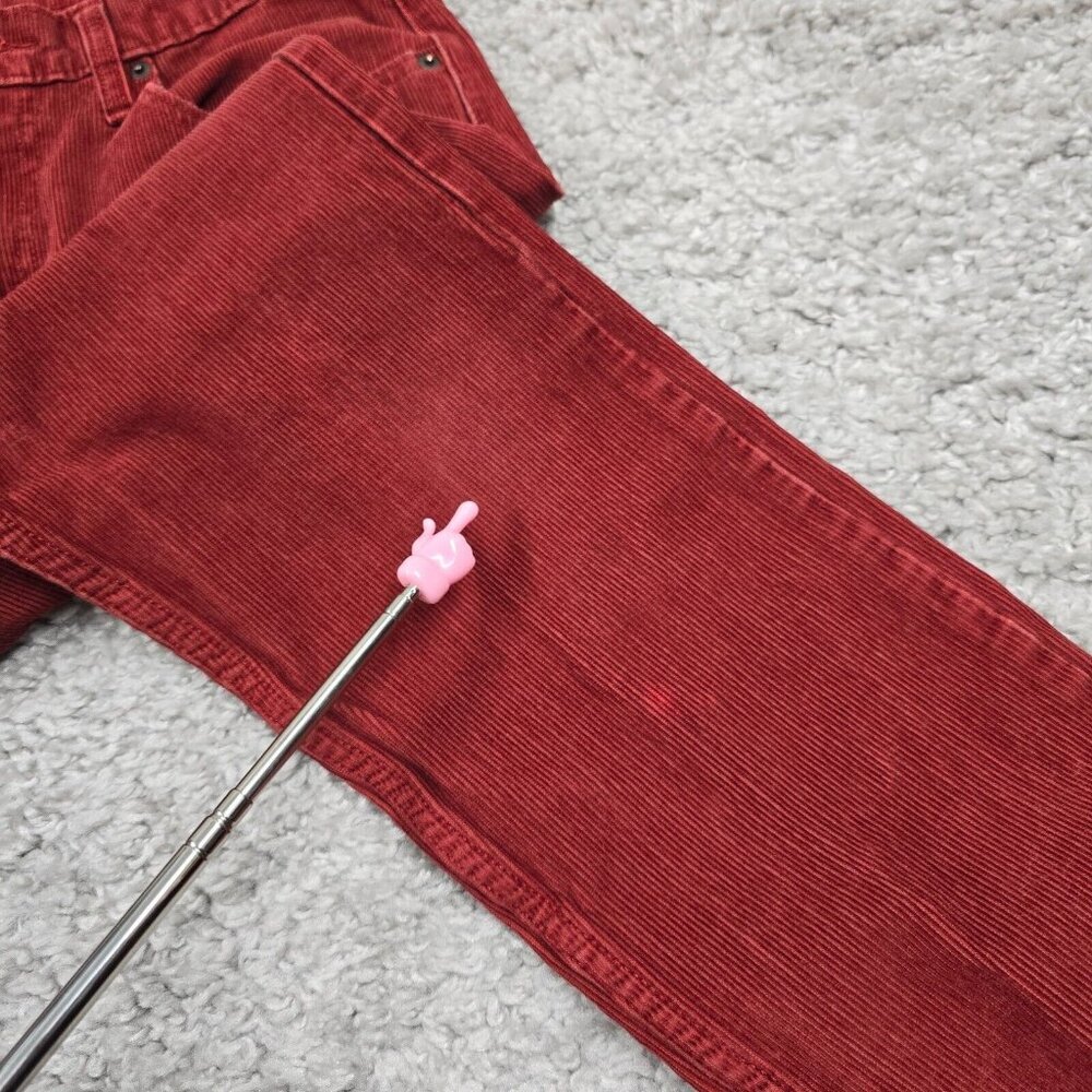 Levi's‎ 502 Mens Corduroy Straight Leg Pants Red Size 30 (fits 29x27) - Picture 12 of 16